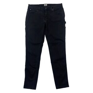 Ridgecut Toughwear Black/Gray Carpenter Skinny Leg Denim Jeans Sz 16 Stretch